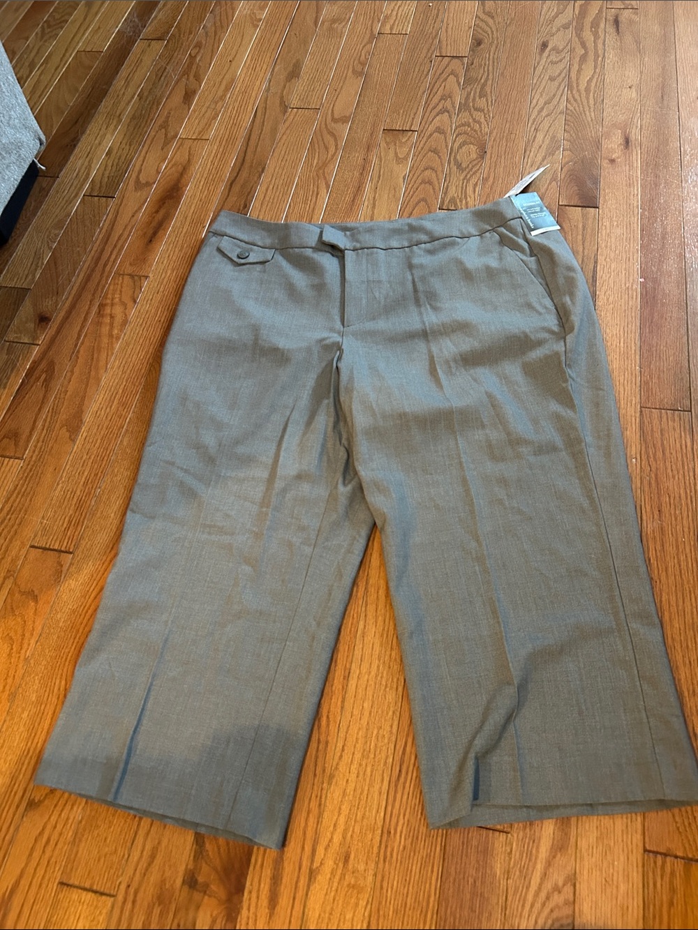 Gray Dressy capri pants size 16 avg